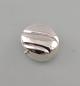 Preview: Silberne Pillendose oval godroniert 2,5x2,3 cm