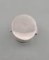 Preview: Silberne Pillendose oval godroniert 2,5x2,3 cm