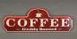 Preview: geprägtes Blechschild Coffee freshly Roasted