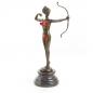 Preview: Bronze Skulptur Jagdgöttin Diana Akt