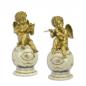 Preview: Porzellan Bronze Putto-Paar