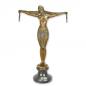 Preview: Bronze Skulptur Tänzerin mit Tuch Art déco