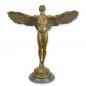 Preview: Bronze Skulptur geflügelter Mann "Tag"