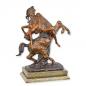 Preview: Bronze Skulptur auf Steinsockel Entführung der Hippodamia