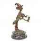 Preview: Bronze Skulptur farbig Goblin Kobold Zwerg