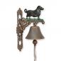 Preview: Wandglocke Gusseisen Hund