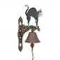 Preview: Wandglocke Gusseisen Katze