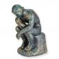 Preview: Eisen Figur Skulptur rustikal Denker grüner Finish