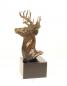 Preview: Bronze Büste Hirsch