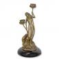 Preview: Milo, Bronze Kerzenleuchter Jugendstil