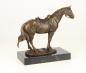 Preview: Bronze Skulptur Pferd mit Sattels