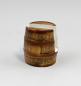 Preview: Bierdeckel / Servietten - Halter Fass farbig