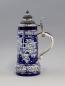 Preview: Bierkrug 1 Liter Kobalt