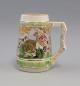 Preview: Handbemalter Bierkrug Jagd 1 Liter