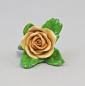 Preview: Kartenhalter Rose gelb / orange