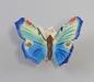 Preview: Schmetterling Sockel blau