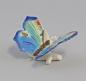 Preview: Schmetterling Sockel blau