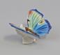 Preview: Schmetterling Sockel blau
