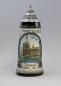 Preview: Bierkrug Schwerin Zinndeckel 1 Liter
