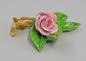 Preview: Tischblume Rose Zweig rosa