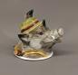 Preview: Briefbeschwerer Wildschwein mit Hut ungemarkt