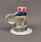 Preview: Briefbeschwerer Elefant mit Zylinder Mr. Amerika ungemarkt