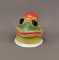Preview: Briefbeschwerer Echse / Frosch mit Brille und Basecap ungemarkt