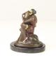 Preview: Bronze Skulptur Frau umarmt Phallus