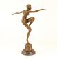 Preview: Bronze Skulptur Art déco Tänzerin