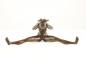 Preview: Bronze Skulptur nackte Frau turnend