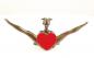 Preview: Bronze Skulptur nackte Frau turnend