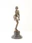 Preview: Bronze Skulptur nachdenkliche Frau