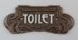 Preview: Toilettenschild Jugendstil Toilet