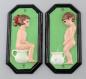 Preview: Toiletten Schild Junge u. Mädchen grün