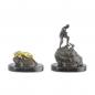 Preview: Bronze Skulptur weiblicher Akt "Schatzsucher"