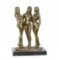Preview: Bronze Skulptur Akt drei Grazien