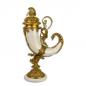Preview: Bronze Porzellan Deckeldose Horn