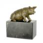 Preview: Bronze Skulptur Schwein