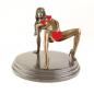 Preview: Erotik Bronze Skulptur weiblicher Akt turnend
