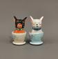 Preview: Salz und Pfeffer Streuer Paar Tea cup pups