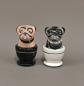 Preview: Salz und Pfeffer Streuer Paar Tea cup pugs