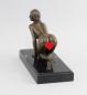 Preview: Bronze Figur Nackte knieend