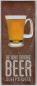 Preview: Blechschild Beer Sleeps Well
