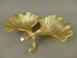 Preview: Kabarett-Schale Ginkgo goldfarben