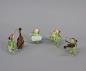 Preview: Lauscha Glasfigur Frosch-Orchester H5cm