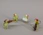 Preview: Lauscha Glasfigur Frosch-Orchester H5cm