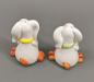 Preview: Paar Salz- / Pfefferstreuer Hasen