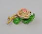 Preview: Rose mit Zweig gelb Rose