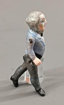 Ganz-Bisk.-Porz.-Puppenstubenpuppe Biedermeier-Mann