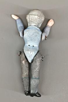 Ganz-Bisk.-Porz.-Puppenstubenpuppe Biedermeier-Mann